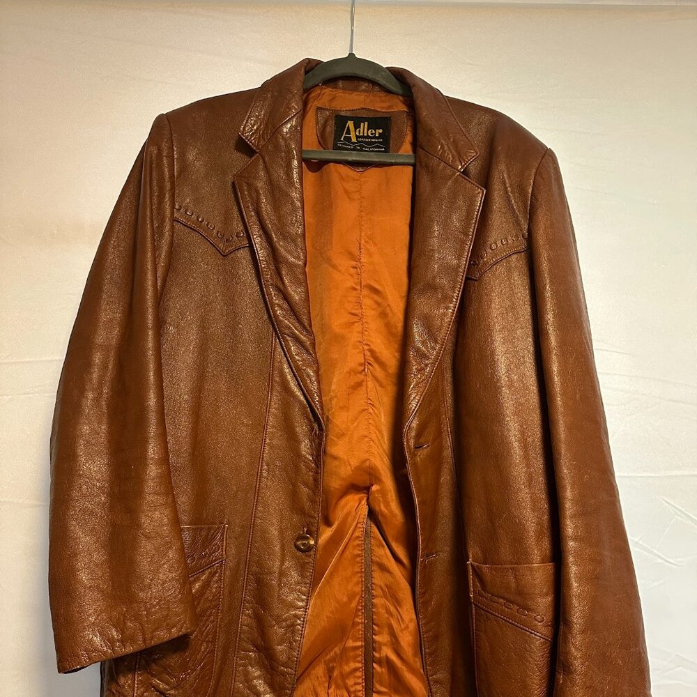 Vintage Adler leather Mfg. Co made in California size size 42